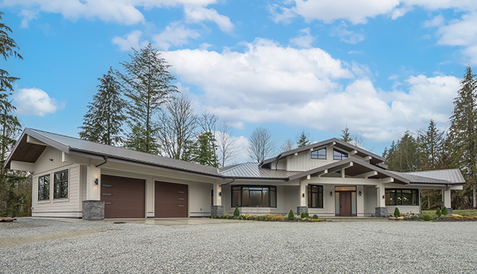 Legacy custom built home exterior
